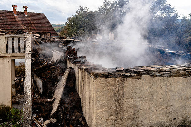 Professional Fire Damage Removal technician working in Bowie, MD